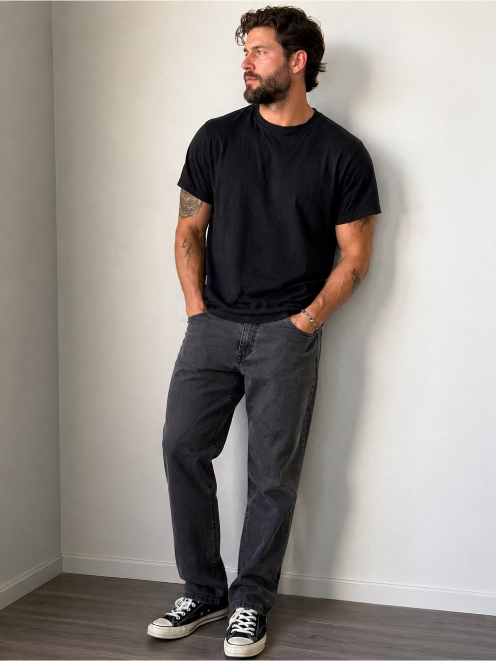 Dickies Men’s Black Jeans – Straight Fit – Size 44x32